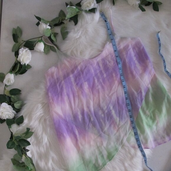 Soprano | Tie Dye Purple and Green Layered Top - Picture 8 of 10